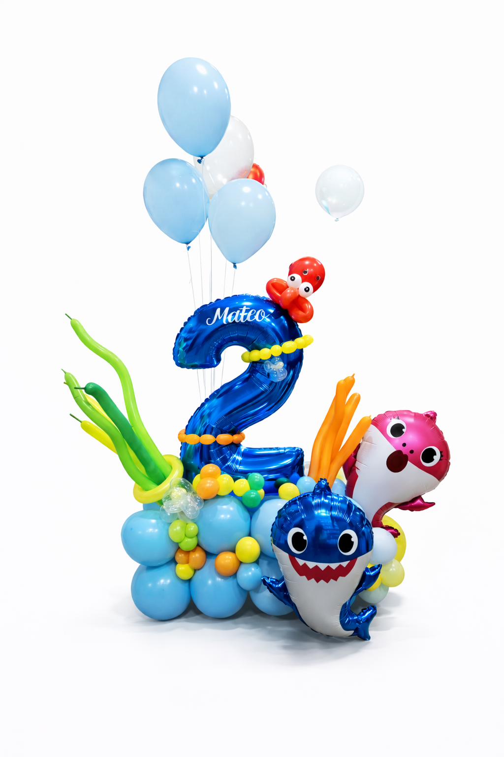 Arranjo Baby Shark 2 Anos Personalizado