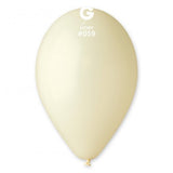 Balões latex 12 (30cm) cor Ivory #059