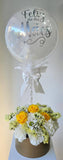 Caixa momento floral com balão