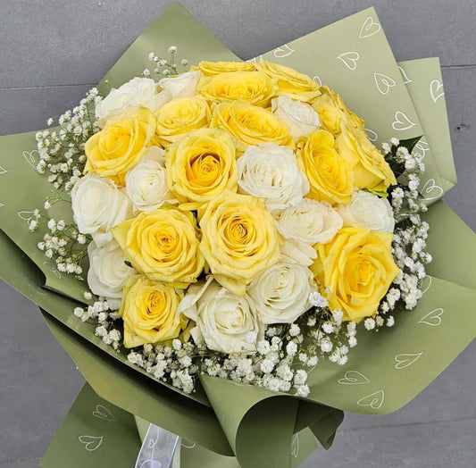 Ramo de rosas brilho da amizade