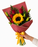 Ramo de Girassol com Rosas Premium