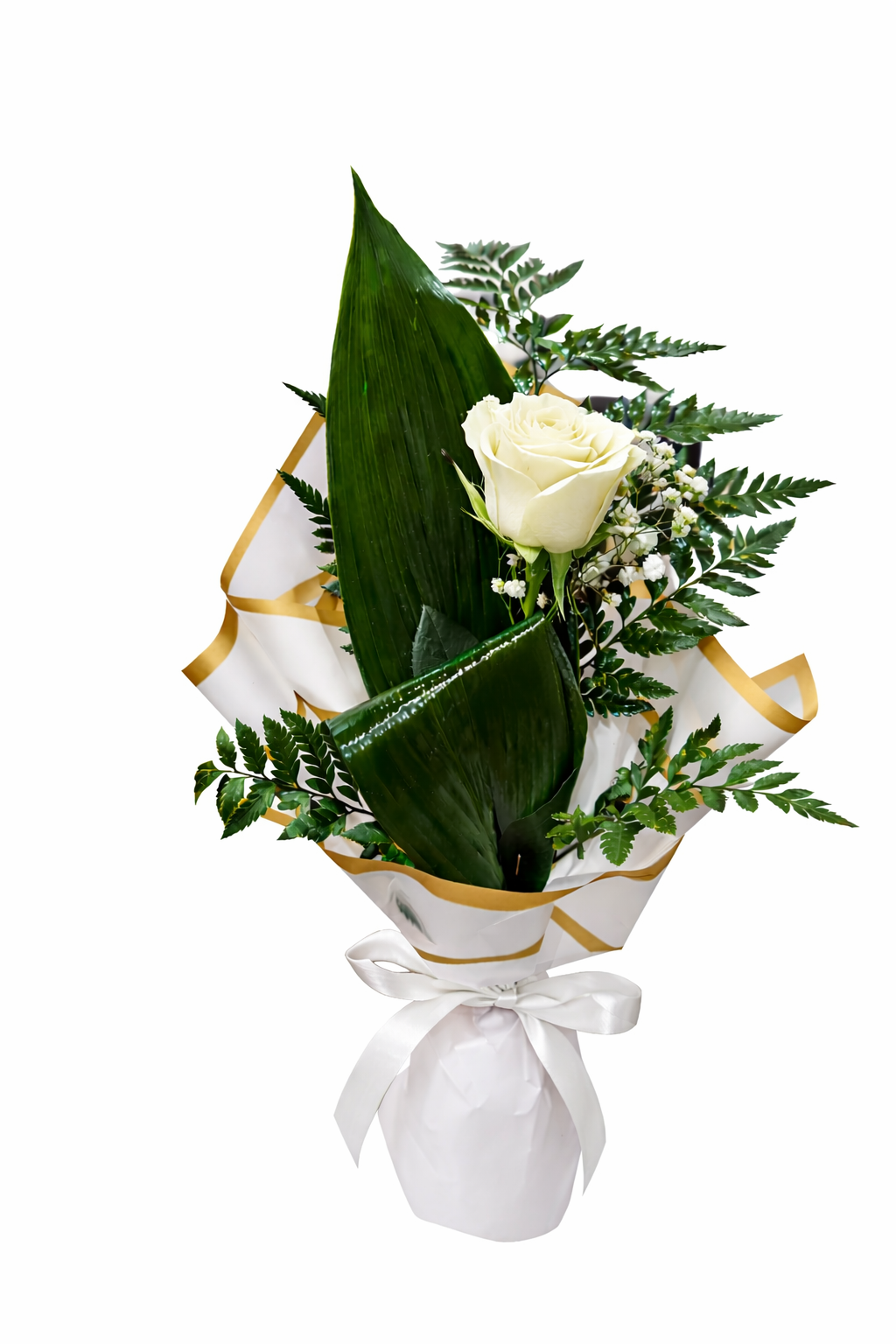 Rosa Individual blanca