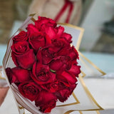 Buquê de rosas vermelhas