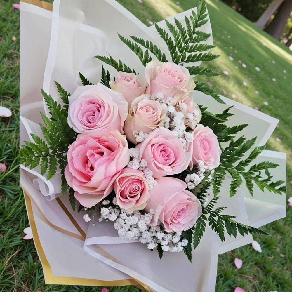 nível de buquê de rosas